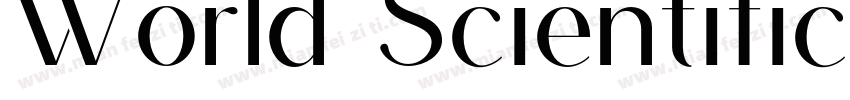 World Scientific Res字体转换